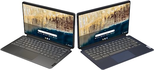 Lenovo IdeaPad Duet 5 Chromebook, Snapdragon 7c Gen 2, 4GB RAM, 128GB eMMC, 13.3 Inch FHD, Detachable Keyboard, Chrome OS, Storm Grey, 82QS000BAU