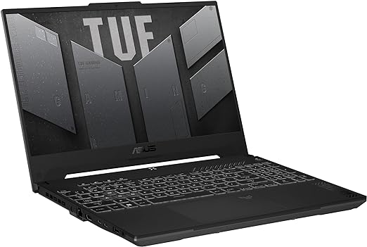 ASUS TUF Gaming F15 Laptop, 15.6-inch, Windows 11 Home, Intel Core i7-12700H Processor, 512GB SSD, 16GB RAM, NVIDIA® GeForce RTX 4050 Graphics, Mecha Gray, FX507ZU4-LP134W