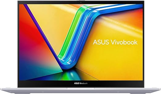 ASUS Vivobook Flip Laptop + Touch screen, 14.0-inch, Windows 11 Home, AMD Ryzen 5 5600H Mobile Processor, 512GB SSD, 8GB RAM, AMD Radeon Graphics Graphics, Cool Silver, TN3402QA-LZ054W