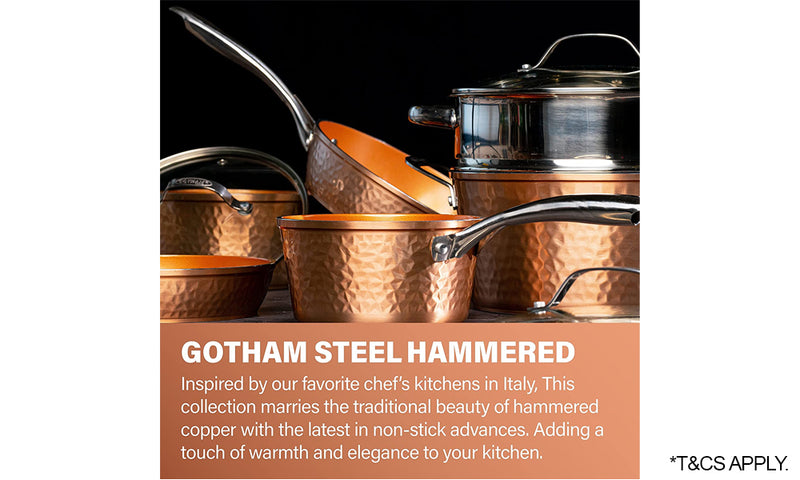 Gotham Steel Premium Hammered Cookware ‚“ 5 Piece Ceramic Cookware - Layaway AU